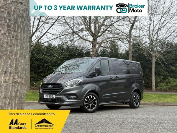 Ford Transit Custom 2.0 310 EcoBlue Sport Crew Van Double Cab 6dr Diesel Auto L1 H1 Euro 6 (s/s) (5 Seat) (170 ps)