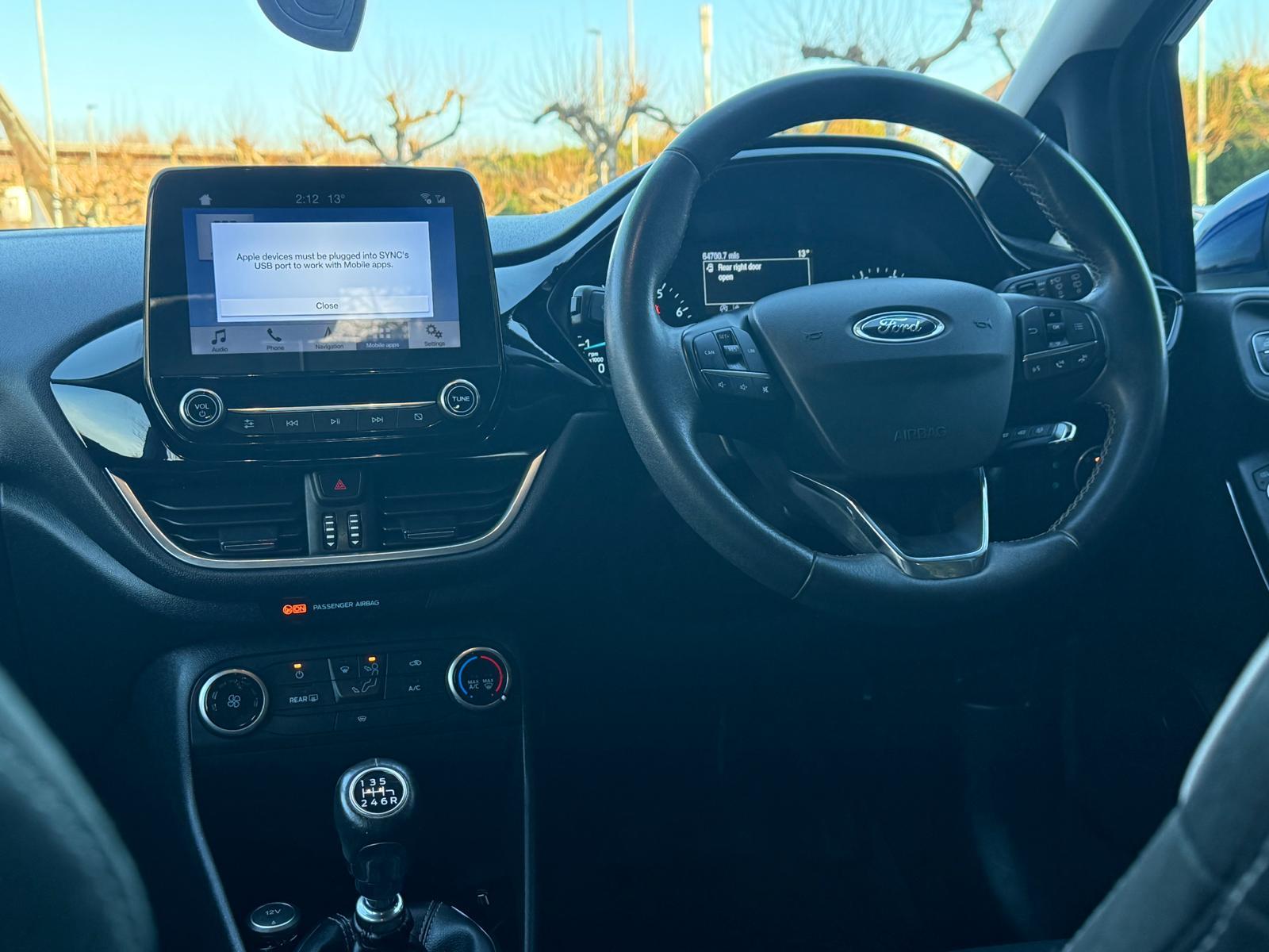 Ford Fiesta 1.0T EcoBoost Zetec Hatchback 5dr Petrol Manual Euro 6 (s/s) (100 ps)