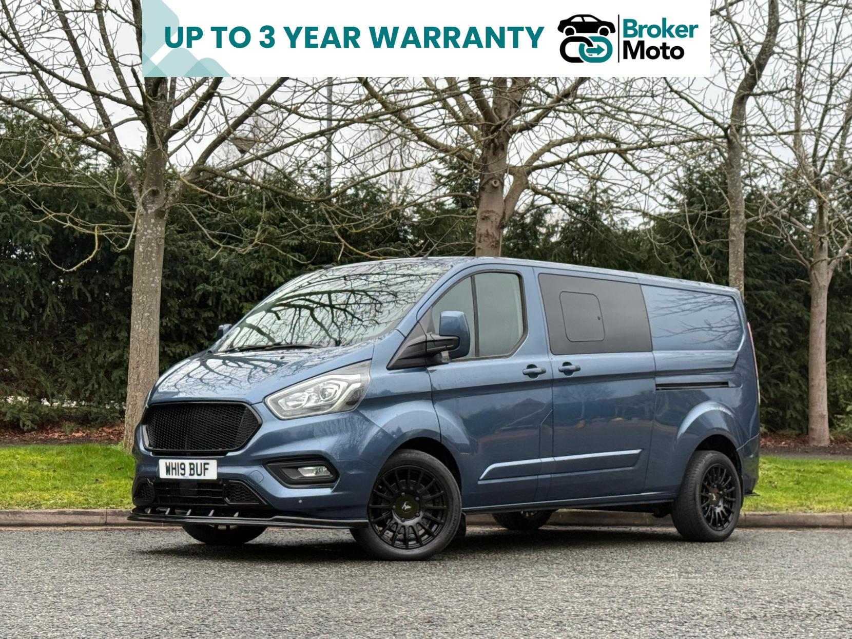 Ford Transit Custom 2.0 320 EcoBlue Limited Crew Van Double Cab 5dr Diesel Manual L2 H1 Euro 6 (6 Seat) (130 ps)